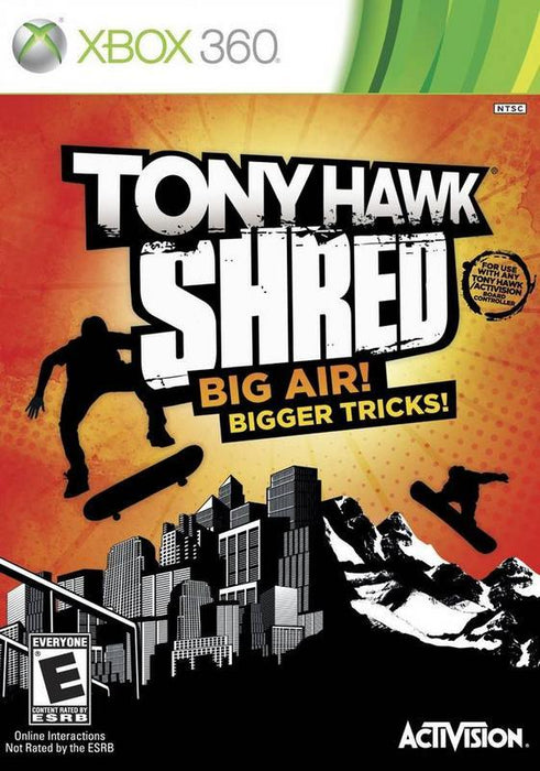 Tony Hawk Shred - Microsoft Xbox 360 X360 Video Game