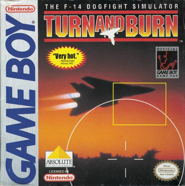 Turn and Burn The F-14 Dogfight Simulator - Game Boy