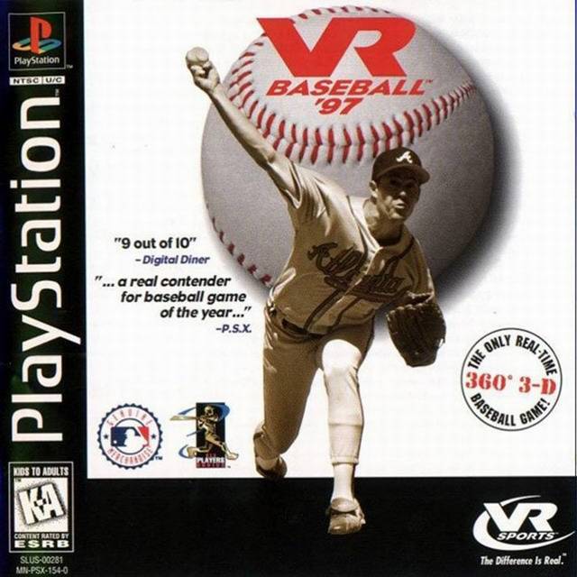 VR Baseball 97 - Sony PlayStation 1 PS1 PS2 PS3 PS PSX Video Game