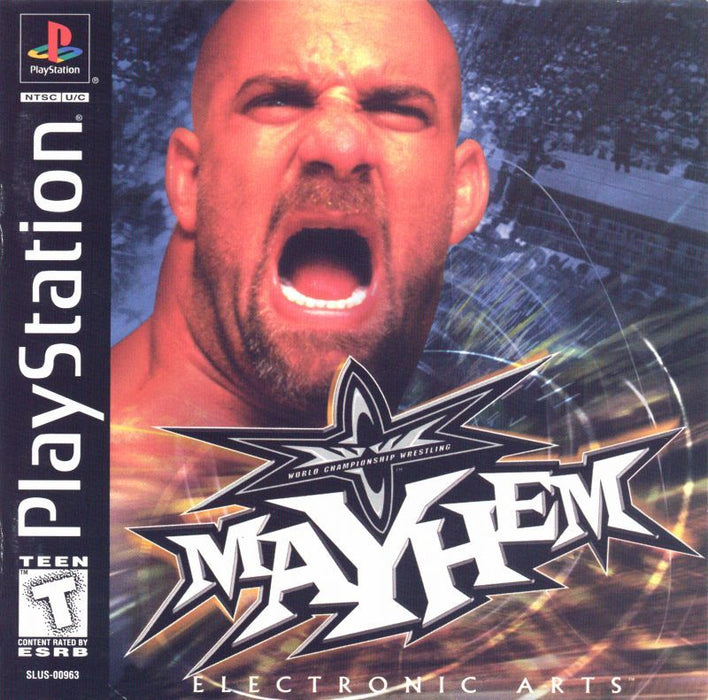 WCW Mayhem - Sony PlayStation 1 PS1 PS2 PS3 PS PSX Video Game