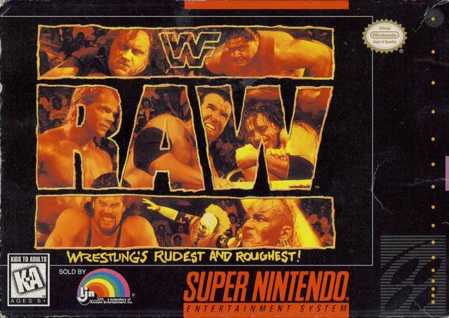 WWF Raw - Super Nintendo Entertainment System SNES Video Game