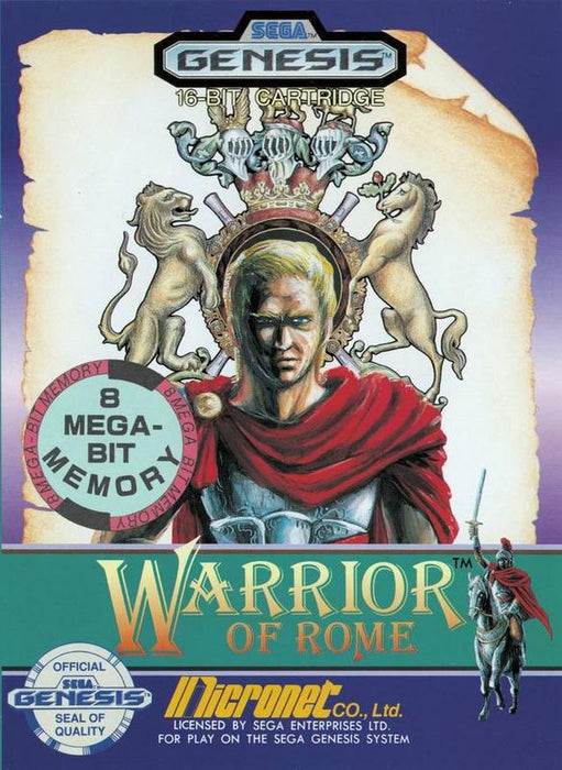 Warrior of Rome - Sega Genesis