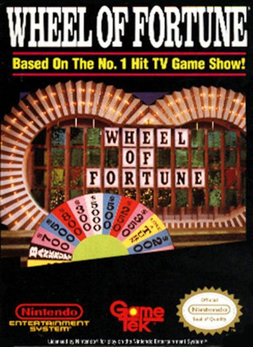 Wheel of Fortune - Nintendo Entertainment System NES Video Game