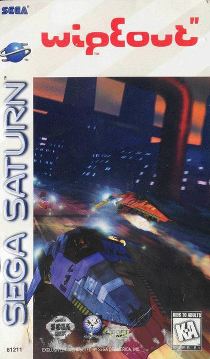 Wipeout - Sega Saturn SAT Video Game