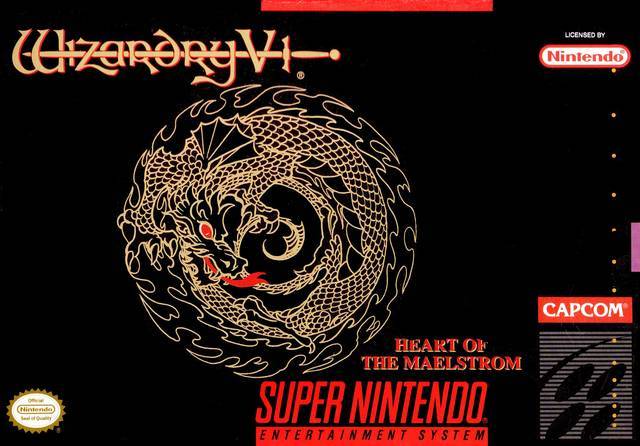 Wizardry V Heart of the Maelstrom - Super Nintendo Entertainment System